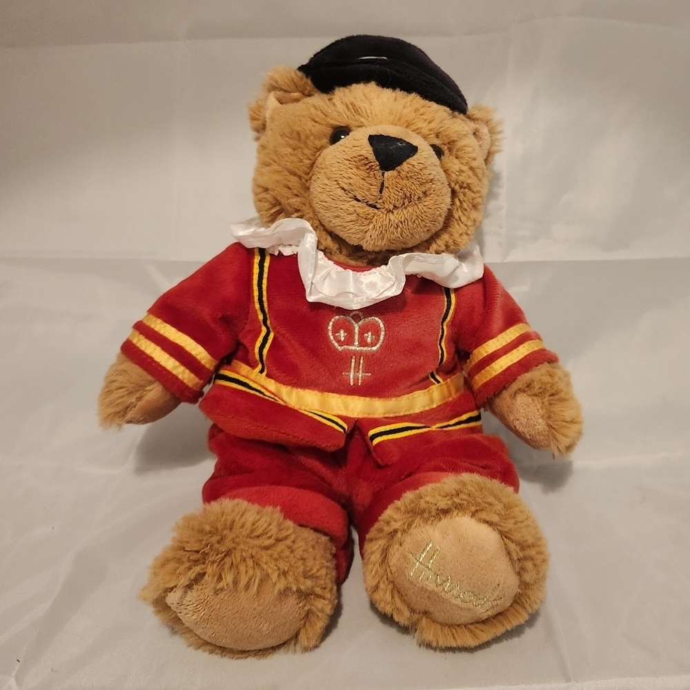 9” Harrods Beefeater Bear Iconic Tower of London Guards’ Uniform Plush Teddy